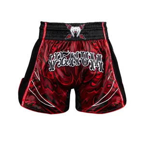 Venum Wolf Atak Muay Thai Shorts - Black/Red