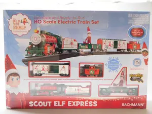 Bachmann Trains - SCOUT ELF EXPRESS Ready To Run Electric Train Set - HO Scale
