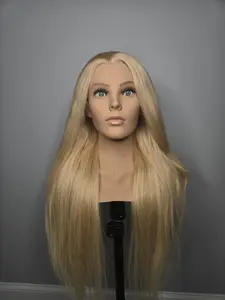 Maniqui Rubia 29" de Largo - Blonde Mannequin Head 29 Inches Long for Specific Use