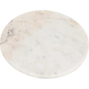 White large round marble charcuterie or cutting board 11