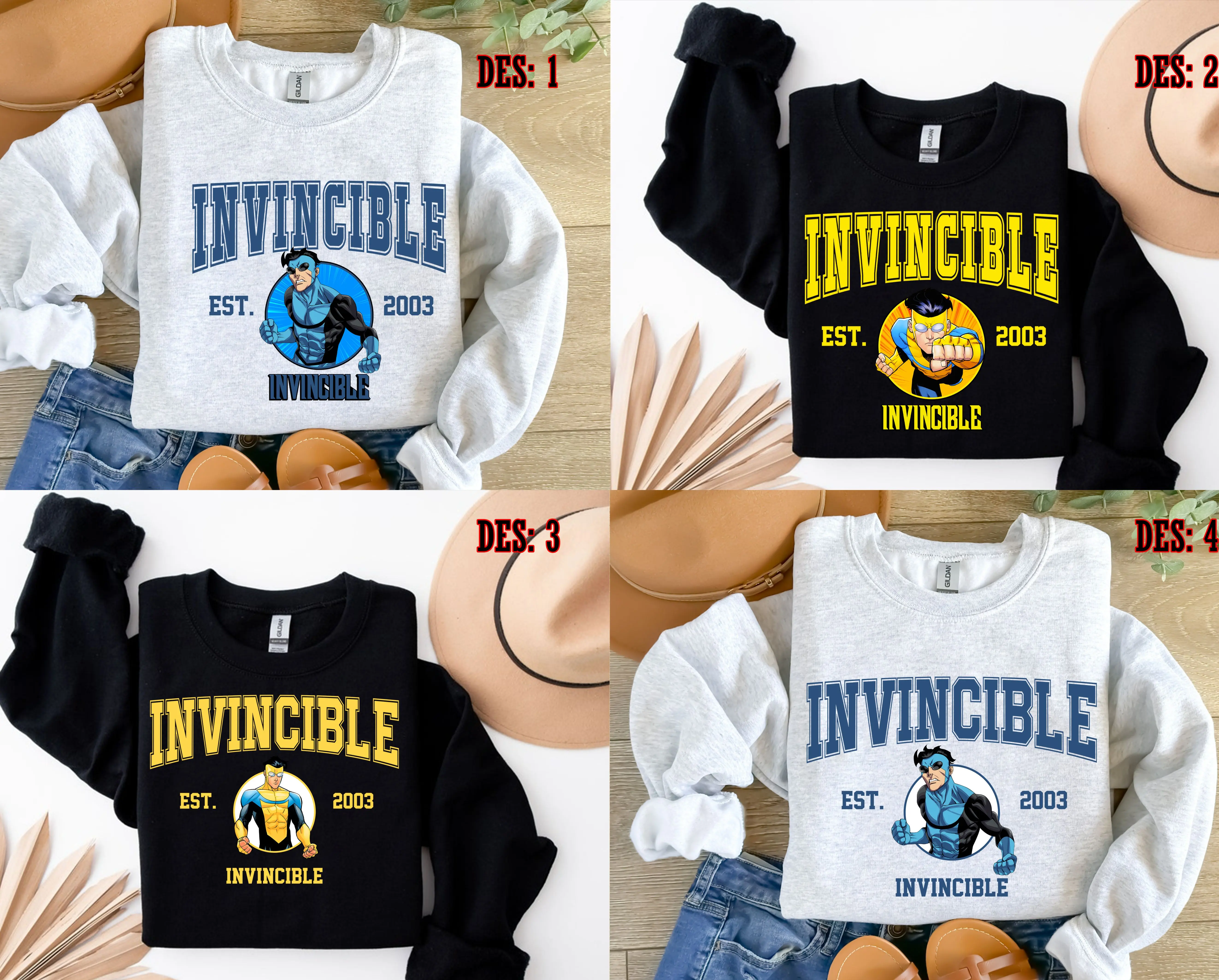 Invincible Sweatshirt Invincible Sweatshirt