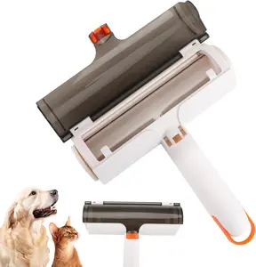 Roller Pet Hair Lint Remover - Portable Reusable Dog and Cat Fur Removal Tool for Couch, Carpet, Bedspread, Bed, Car Upholstery.