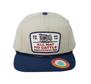 Sendero Provisions Co. All Hat No Cattle Adjustable Snapback Hat (Off white)