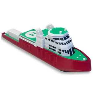 8-Inch Modern Icebreaker Model Polar Exploration Vessel Precision Maritime Desktop Display Arctic Research Series High-Detail Replica