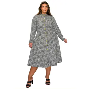 Plus Size Chelsea Tweed Dress