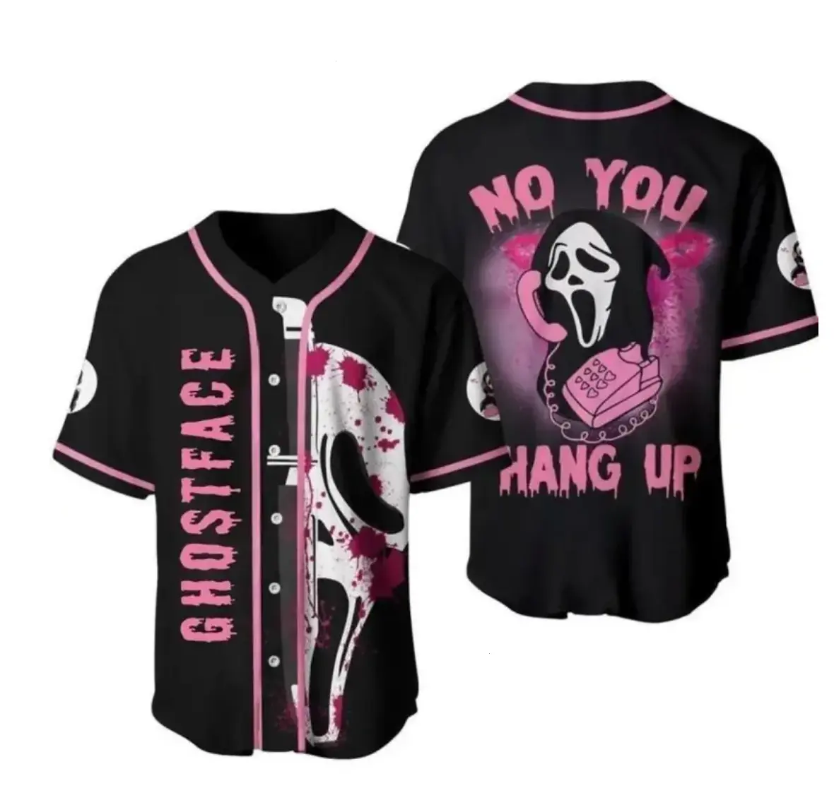 [Youth & Adult] Bundle Horror Movie Halloween Baseball Jersey Collection Shirt, Spooky Season Jersey Shirt, Halloween Outfit, Halloween Gift Shirt