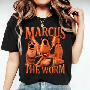 Bootleg Marcus the Worm Shirt, Marcus Meme Sweatshirt, Funny TikTok Trend Tee, Internet Meme, Humor Graphic