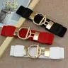 Women's Elegant Minimalist Round Shaped Buckle Belts, 3 Counts/Set Modern Trendy Solid Color Belts, Casual Fashion Belts for Dresses, Chic Versatile Accessories for Parties & Daily Wear