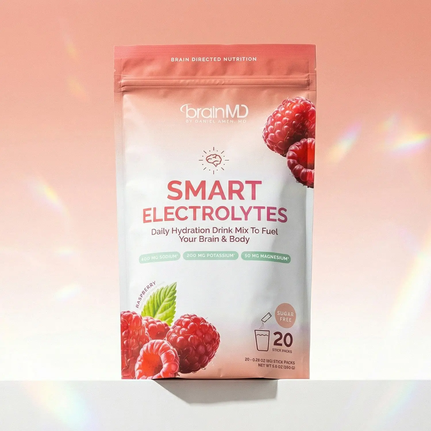 Smart Electrolytes by BrainMD | Superpower Your Water | Daily Hydration To Fuel Brain & Body
