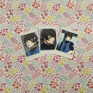 Blue Lock Bachira Polaroids Cardstock Blue Lock Bachira Polaroids Cardstock