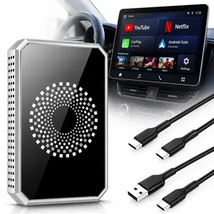 Wireless CarPlay Adapter Android 13 AI Box for Wired CarPlay Cars, CarPlay to Android Auto Box with 4K HDMI, 5G WiFi, Bluetooth 5.0, Plug & Play