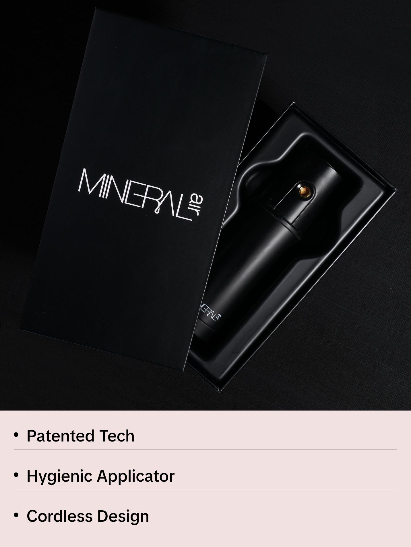 AirMist Device - Clean Micronized Mineral Makeup Airbrush Device, Cordless, Portable, Lightweight