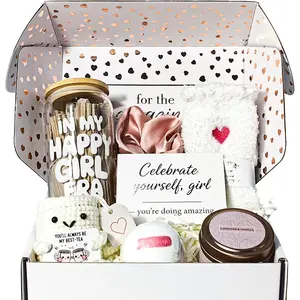 Best Friend Bestie for, Gifts for, Best Friend Gift Basket Galentines Gifts Valentines Day Gift for Spa Care Box with 16oz Cup