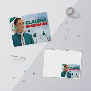 Claudiiia Sheiiinbaum Calendar 2026, Feminist President Mexiiiico Calendar, Political Gift Idea, Motivational Wall Calendar, Woman Right Art, Empowerment Quote