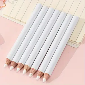 7-Pack White Tailors Chalk Marking Pencils, High-Visibility, Easy-Erase, Sewing & Fabric Marking Set for Dressmakers & Beginners