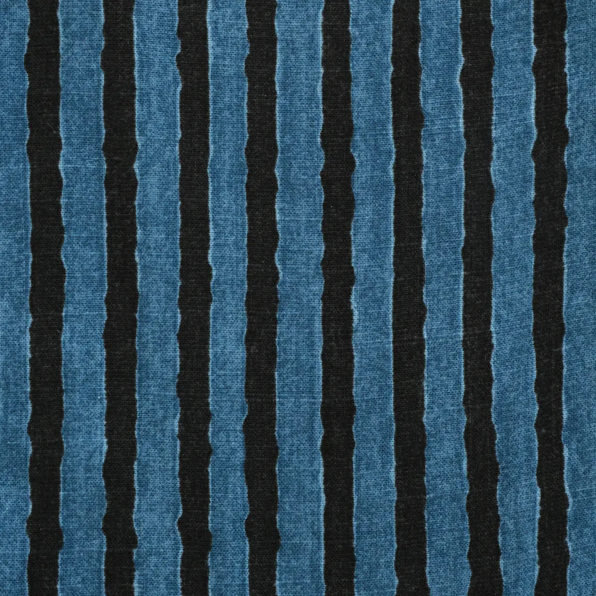 Black Blue Striped