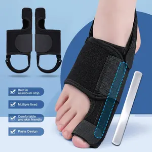 Toe Separator Set Adjustable Toe Spacers Soft Comfortable Foot Wear For Daily Night Use Breathable Foot Straps Universal Size For Men Women