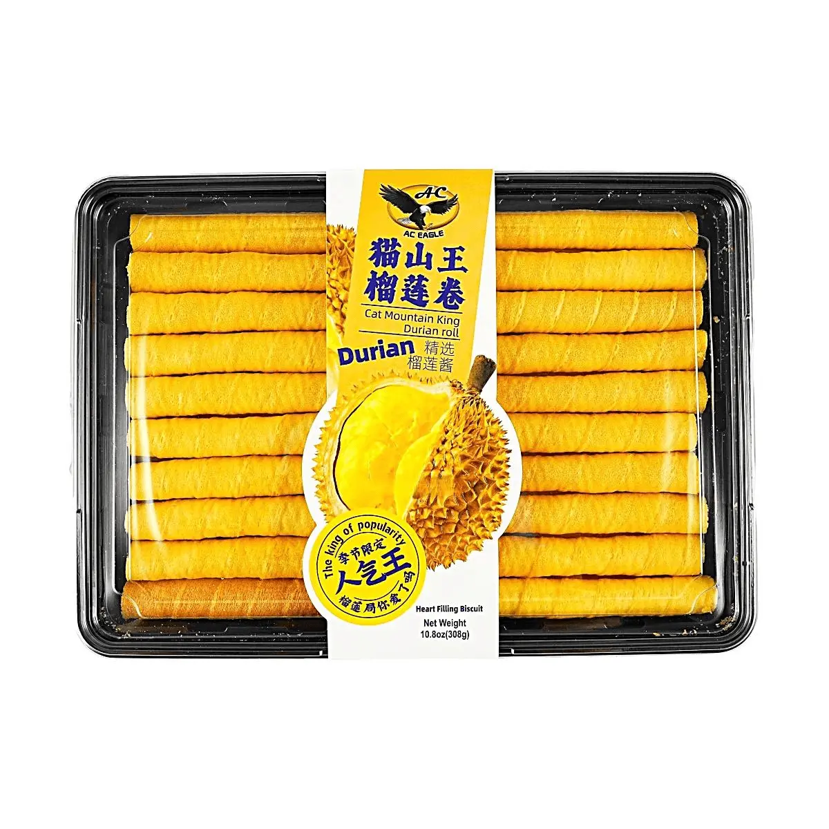 AC Eagle Musang King Durian Egg Rolls 308g - Limited Seasonal Edition