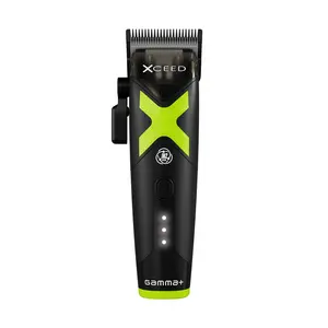 GAMMA+ XCeed Professional Cordless Barber Hair Clipper with IN2 Vector Motor for Precision Grooming & 180 Minutes Battery Life