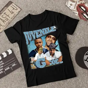 Juvenile T-Shirt, Juvenile Hiphop Rapper Rnb, Unisex Short Sleeves Tee for Men and Women