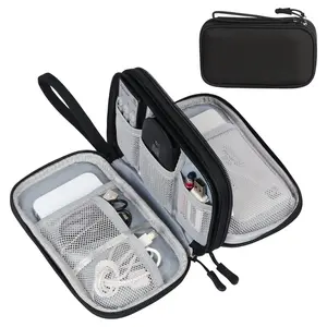 Travel Cable Organizer Pouch, Waterproof Electronics Storage Bag for Chargers Cords Accessories