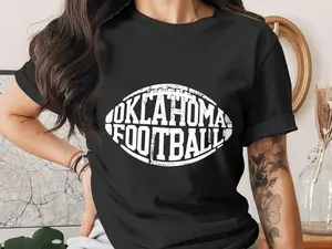 Oklahoma Football T-Shirt Vintage Distressed Game Day Fan Apparel Oklahoma State Pride Tee Gift for Football Lover