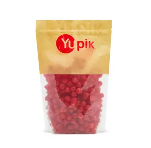 Yupik Sour Cherry Candies, 2.2 lb (35.2 oz), Cherry-Flavored Balls, Sweet & Tart, Chewy Red Gummies, Fun Treat, Sweet Candy, Delicious Snack, Ideal for Gifting, Holidays & Decorating