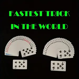 【Quick delivey】 55-Card Pack Magic Playing Cards, Classic Svengali, 28 Ordinary + 27 Duplicate Short Cards, Fastest Trick for Halloween Christmas Gift