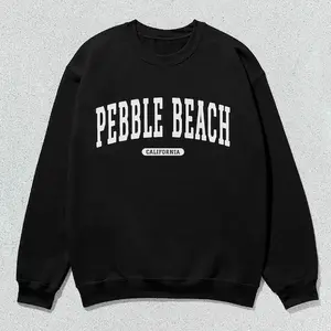 Pebble Beach Sweatshirt California Collegiate Crewneck Sweater Unisex