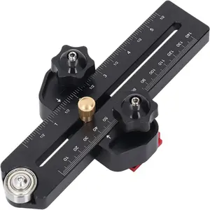 Durable Thin Rip Jig, Table Saw Jig, Safe Woodworking Tools, Fast Thin Ripping, Precise Fine Cutting Thin Rip Jig for 3/8" x 3/4" T Slot U Slot