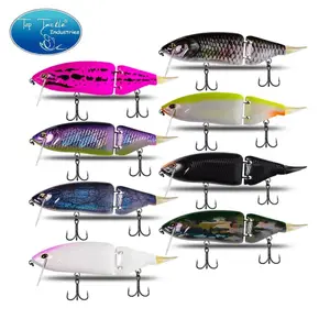 CF LURE Jointed Swimbait Bait 135mm 33g Shad Glider Swimbait Fishing Lures Hard Body Floating Bass Pike Painting Flaw on Sale