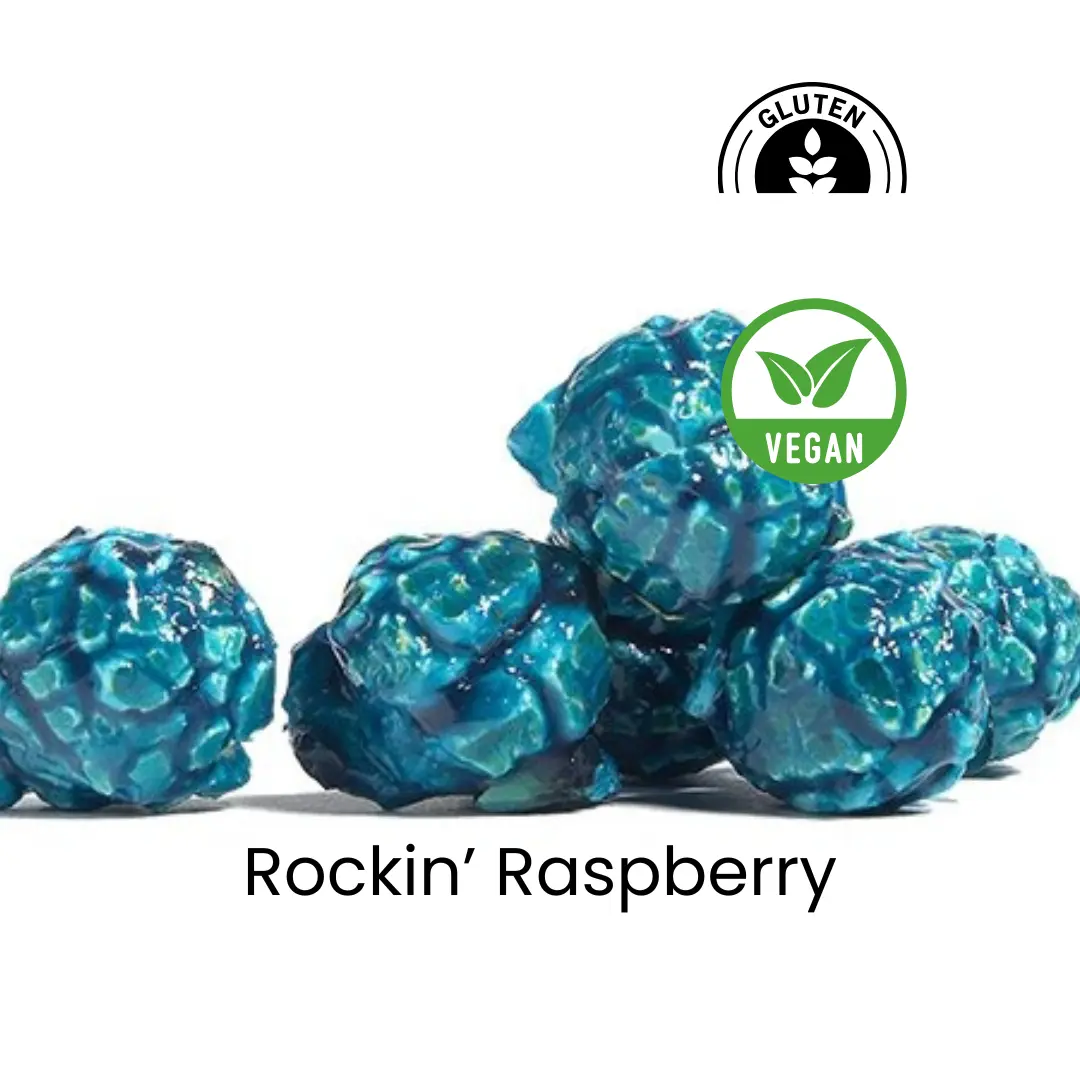 Rockin Raspberry Candy Popcorn | Vegan | Gluten Fre