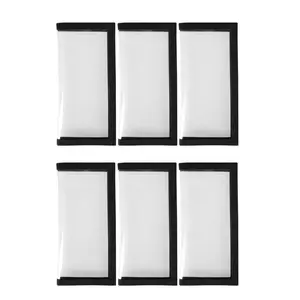 6Pcs Fishing Lure Wraps, Clear PVC Lure Covers Keeps Fishing Safe, Fishing Bait Cover Easily See Lures,Fishing Covers