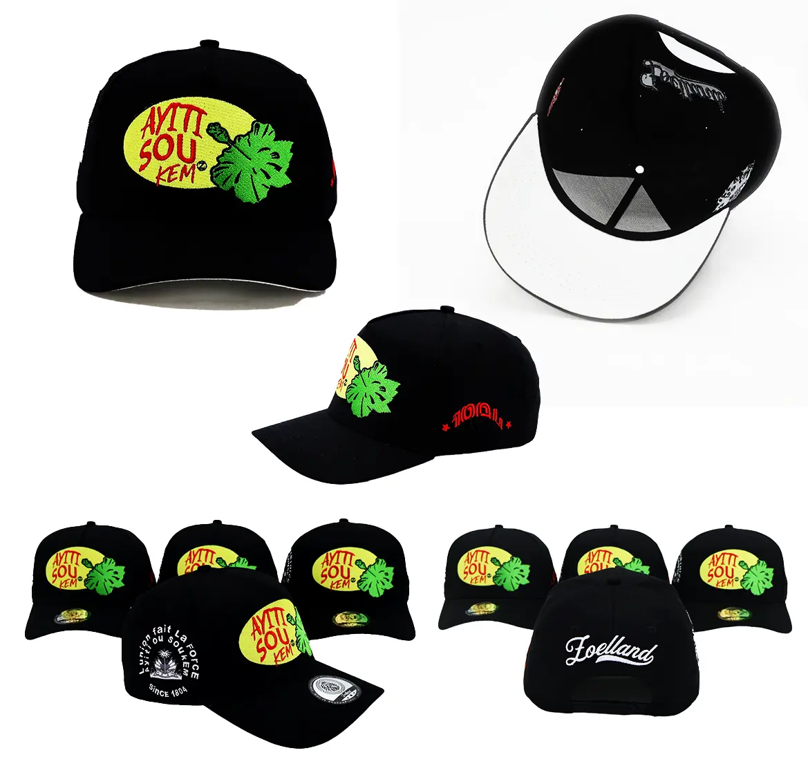 AYITI SOU KEM Snapback Cap