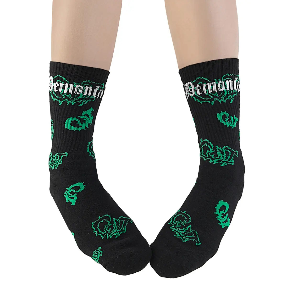 Demonia Cult Crew Socks Demonia Cult Crew Socks