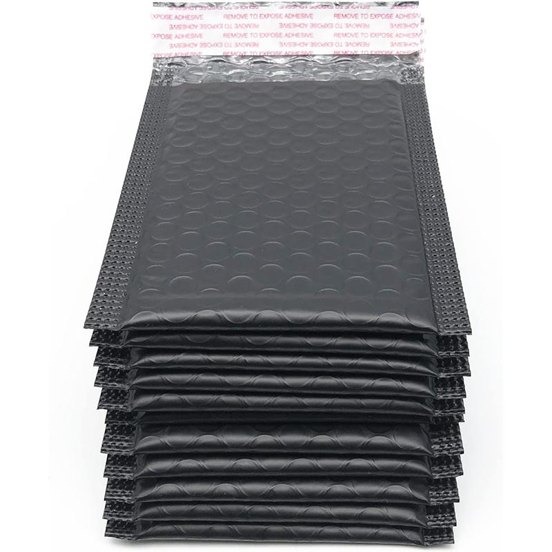 4x5 inch Polyethylene Filled Bubble Mailers, Pack of 25/50 Bubble Mailers, Opaque Self Seal Adhesive Waterproof Bags for Shipping and Packaging #000 Envelopes
