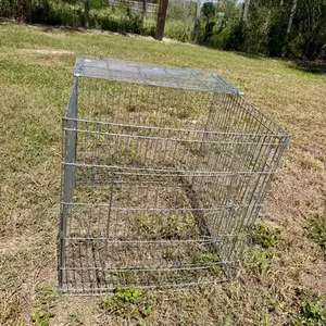 2 Pack Drop Pens - 2 Palenquero 60x60x60 Fowl Cages/ Jaulas Para Gallos