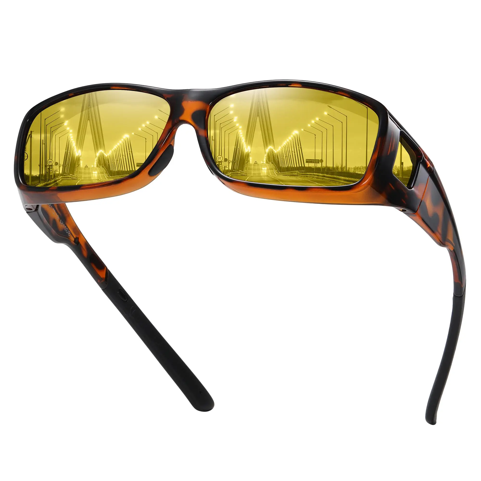 S3 Brown Tortoise Frame Night Vision Lens