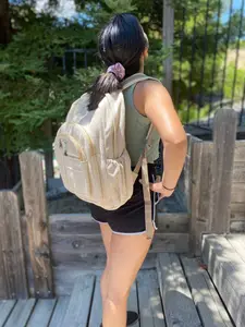 LARGE Hemp Backpack with LAPTOP POCKET Hiking Bag Boho Style Hippie Backpack Chic Travel Bag Fashion Backpack Laptop Bag School Bag Work Bag