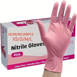 disposable pvc gloves, 10/20/50/100pcs multipurpose cleaning gloves, household cleaning supplies for home kitchen bathroom, protector, disposable nitrile gloves