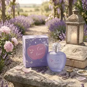 Women's Con Amore Classic Eau De Parfum - Lavender Floral Elegant Luxury Fragrance, Timeless Floral Scent, 100ml/3.4 fl.oz., Flowers Women's Fragrance