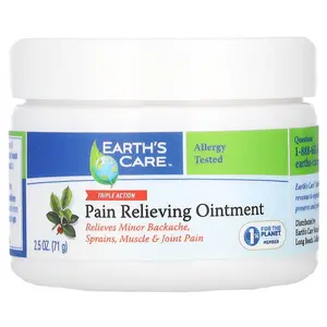 Earth's Care Pain Relieving Ointment, Triple Action, 2.5 oz (71 g)