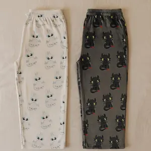 Dragon Couple Pajama Pants Couple Pajama Pants with Adorable Dragon Design