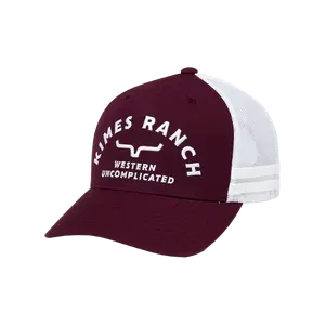 Kimes Ranch Men's Cantor Burgundy Trucker Hat UHA0000138-BUR