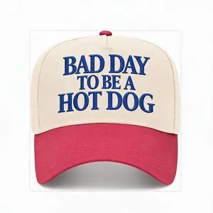 Funny Hot Dog Truck Driver Hat , Stylish Summer Outdoor Activity Cap, Humorous Gift Idea for Hot Dog Lovers, Baseball Cap Adjustable