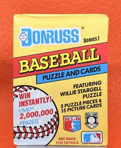 1991 Donruss Baseball Puzzle and Cards Series 1