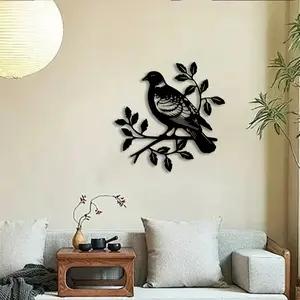 1pc Pigeon Metal Wall Art, Pigeon Statue Mural, Perfect for Farmhouse, Homestead Corner, Country Wall Decor, Farm Day Decor, Ideal Gift for Homesteaders