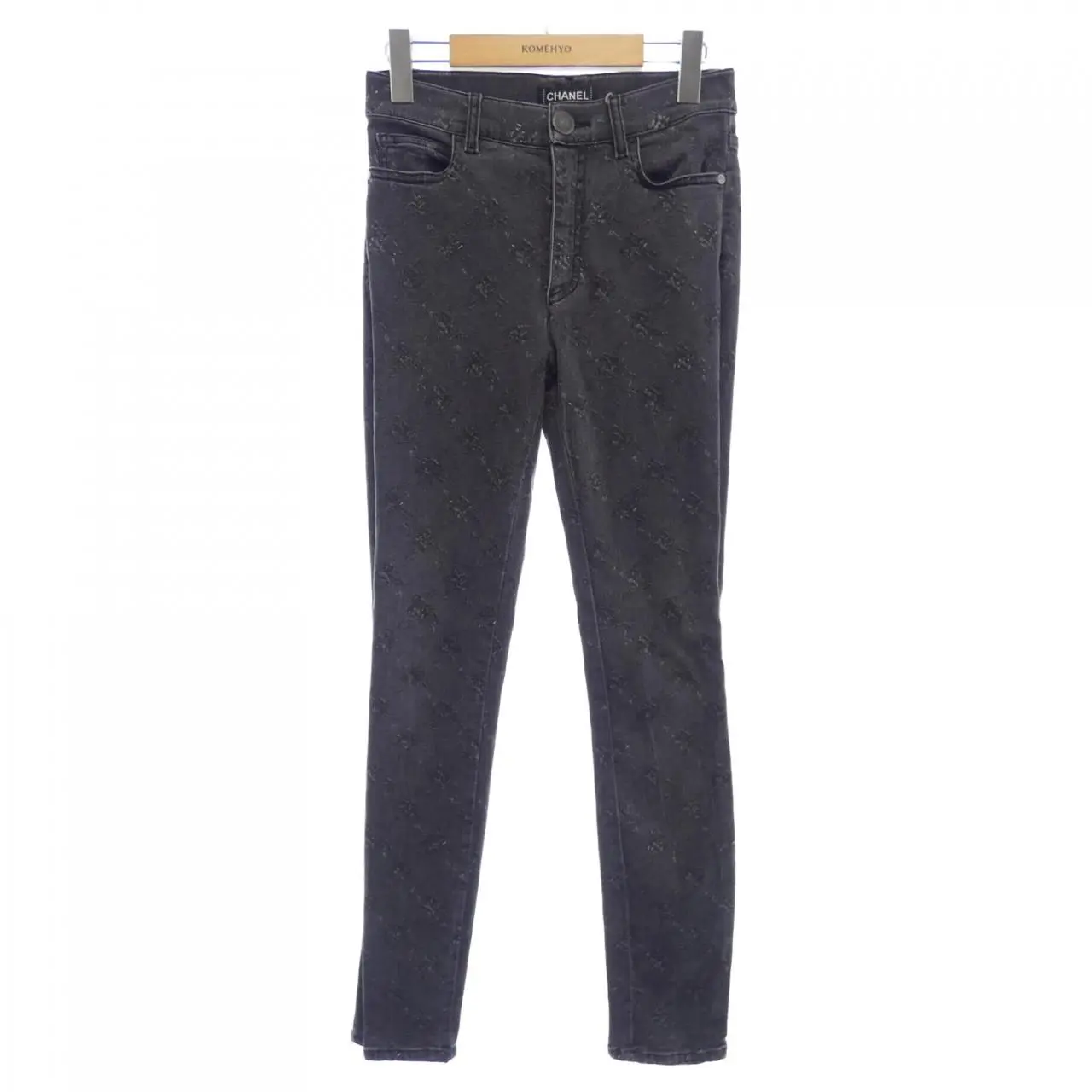 Pre-owned CHANEL Denim Small Leather Goods Jeans