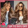 LUVME Loose Body Wave Glueless Wig Blonde Highlight 7x6 Closure HD Lace Ready To Go #DealsForYouDays