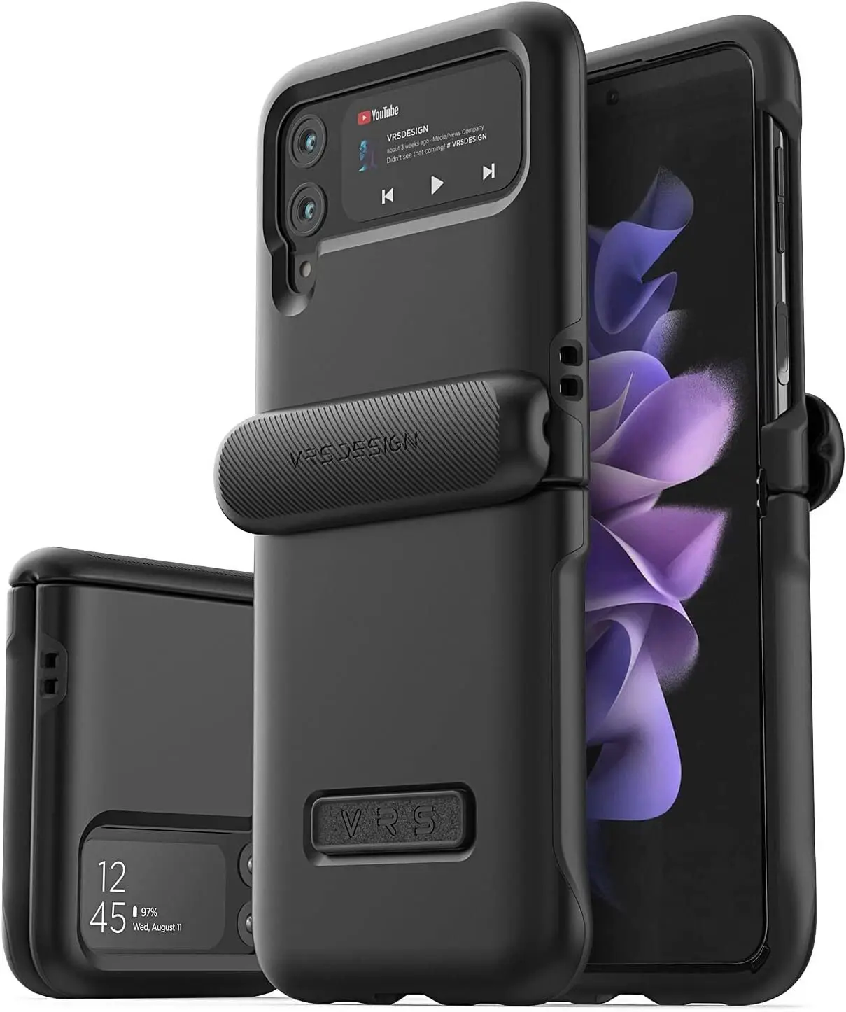 For Samsung Galaxy Z Flip 3 Case VRS [Terra Guard Modern] with Hinge Protector